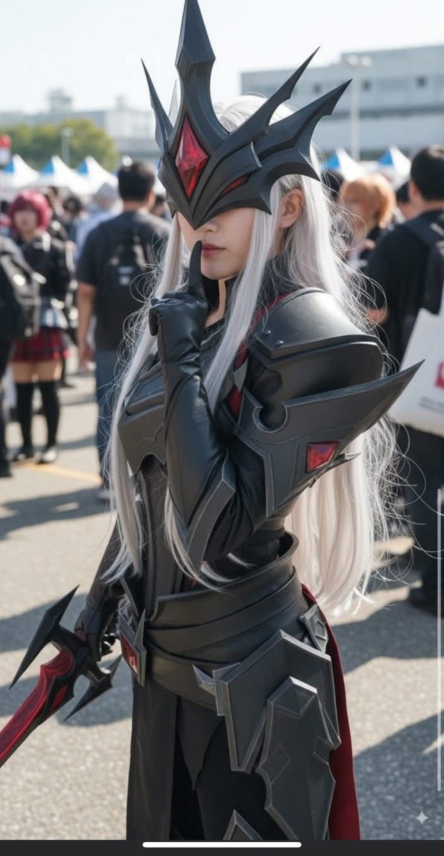 Skin T1 Yone của Faker còn chưa ra mắt nhưng đã có bản cosplay "giống đến khó tin"- Ảnh 3.