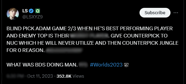 Thảm bại trước TW ở CKTG 2023, BDS bị chỉ thẳng ra một loạt quyết định “tự hủy” đầy tai hại - Ảnh 2.