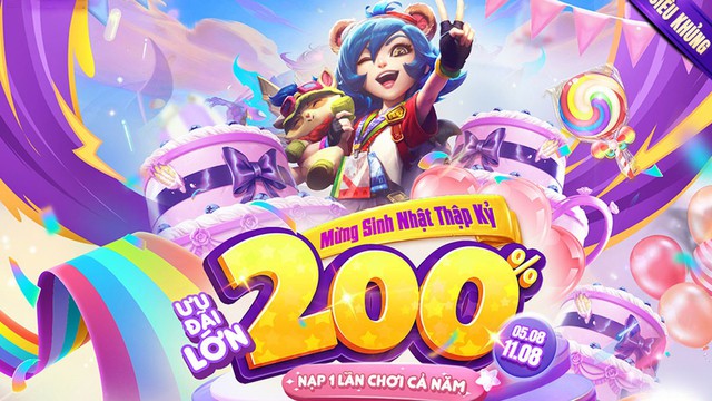 Mọi năm Garena sẽ có những sự kiện đặc biệt chào mừng