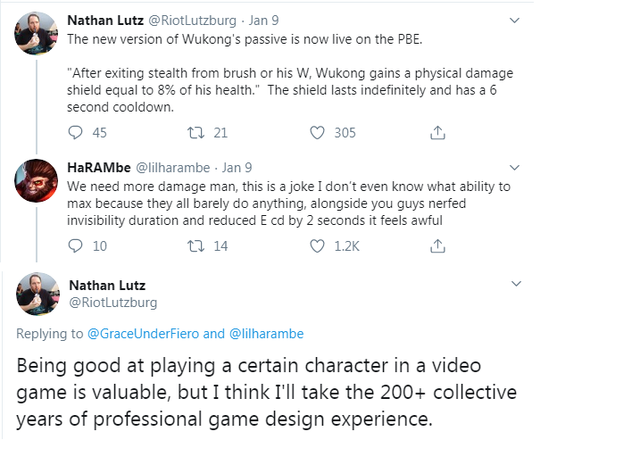 Tự tin có 200 năm kinh nghiệm cân bằng tướng, Riot Games bị cộng đồng troll sấp mặt - Ảnh 3. Tự tin có 200 năm kinh nghiệm cân bằng tướng, Riot Games bị cộng đồng troll sấp mặt - Ảnh 3.