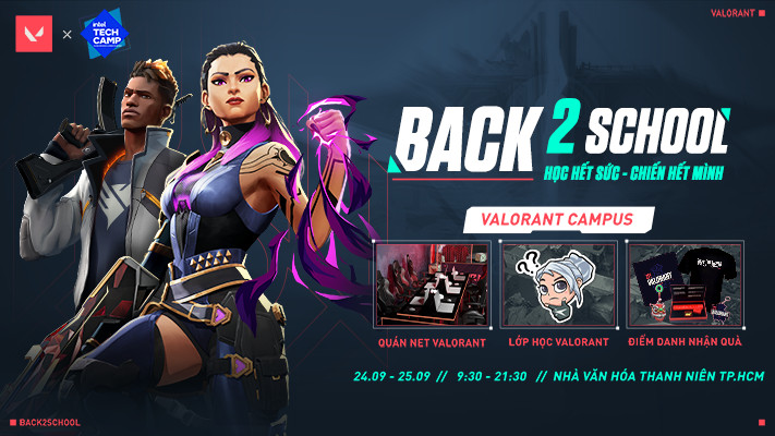 Sự kiện VALORANT Campus thu hút sự chú ý của cộng đồng với những hoạt động và phần thưởng vô cùng hấp dẫn