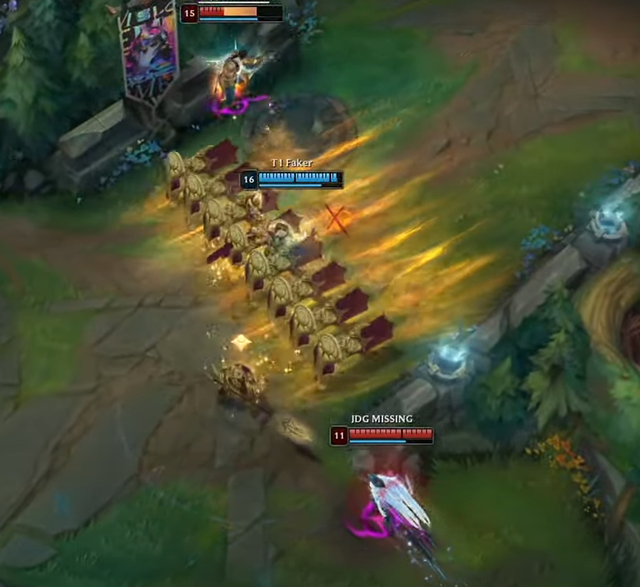 Tình huống xử lý "thần sầu" của Faker