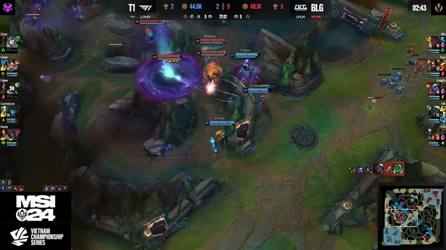 Tình huống thả Keria ra trước mặt đối phương là tiêu biểu cho ý chí, tinh thần của T1 đã vụn vỡ