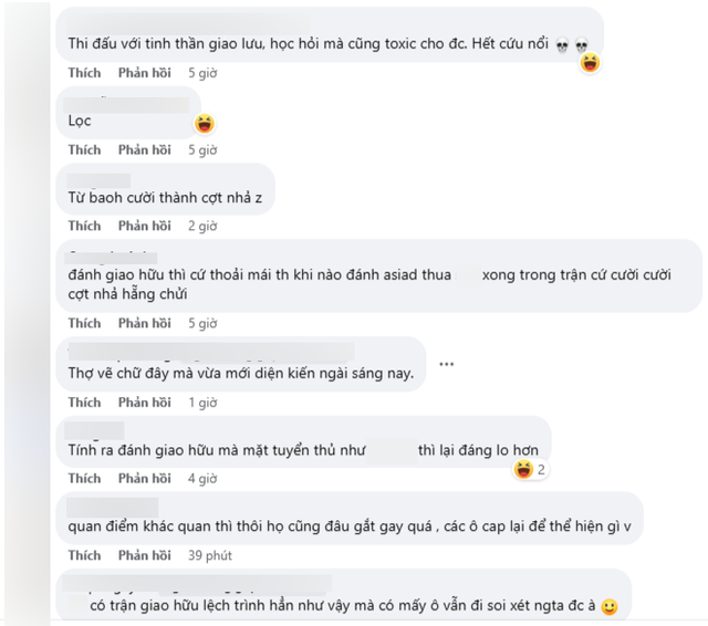 Nhưng hầu hết ý kiến đều cho rằng tính chất giao hữu và các tuyển thủ cũng không cần phải quá căng thẳng làm gì