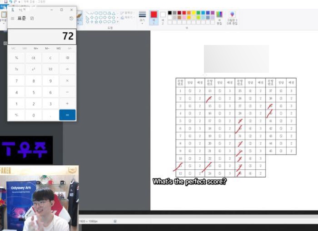 Faker đạt số điểm khá cao môn Tiếng Anh