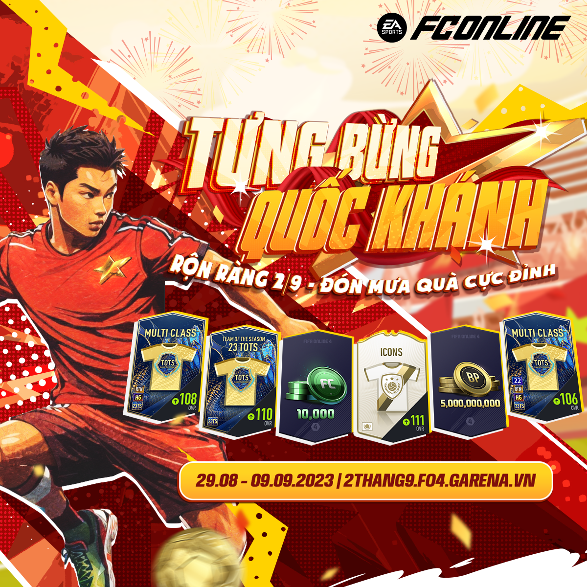 FC Online: Rộn ràng đón Quốc Khánh với hàng loạt quà tặng khủng - Ảnh 1.