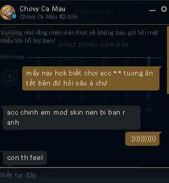 Chika từng lên Thách Đấu Hàn nhưng ngay lập tức đã bị khóa tài khoản