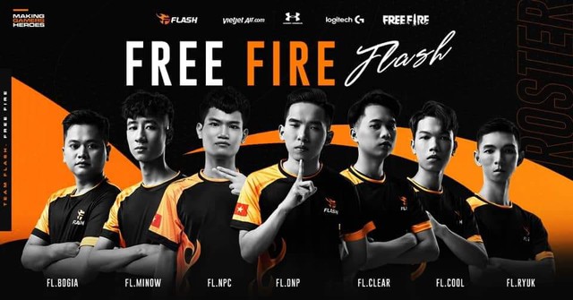 Team Flash Free Fire: Chúng tôi không ngại bất kì đối thủ nào tại Chung kết Đấu Trường Sinh Tồn mùa xuân 2020 - Ảnh 1. Team Flash Free Fire: Chúng tôi không ngại bất kì đối thủ nào tại Chung kết Đấu Trường Sinh Tồn mùa xuân 2020 - Ảnh 1.