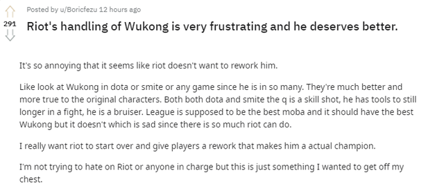Làm lại Ngộ Không quá tệ, Riot khiến cộng đồng phẫn nộ - Nó không bằng một góc của WuKong bên DOTA2 - Ảnh 2.