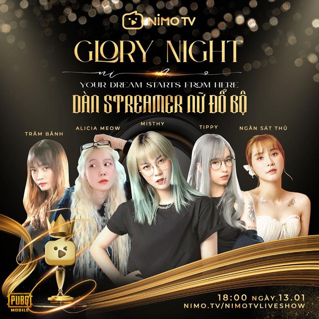 Điểm mặt dàn streamer đình đám sẽ đổ bộ Nimo TV Glory Night: Quy tụ toàn những cái tên đỉnh của chóp trong làng game Việt - Ảnh 6.