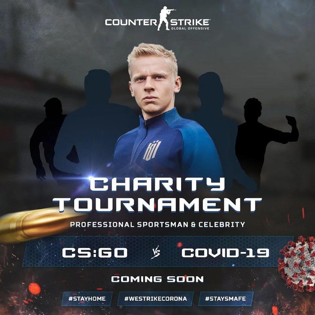 Hậu vệ Manchester City, anh trai s1mple cùng các cầu thủ Ukraine tham dự giải đấu CS:GO để quyên góp đẩy lùi Covid-19 - Ảnh 1.