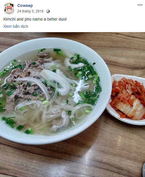 Đăng ảnh khoe phở nhà nấu, Cowsep bị fan Việt troll sấp mặt chỉ vì bát phở... không hành - Ảnh 4. Đăng ảnh khoe phở nhà nấu, Cowsep bị fan Việt troll sấp mặt chỉ vì bát phở... không hành - Ảnh 4.