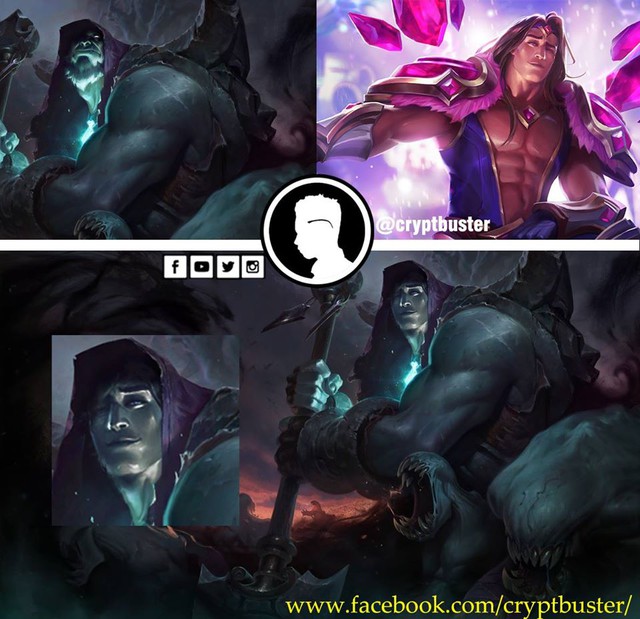 Chiêm ngưỡng những tác phẩm kết hợp giữa các vị tướng LMHT theo phong cách râu ông nọ cắm cằm bà kia - Ảnh 18.