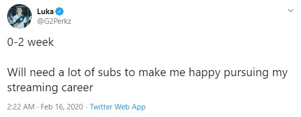 LMHT: Mới thua có 2 trận liên tiếp, Perkz đã ấp ủ ý định về vườn làm streamer? - Ảnh 2.