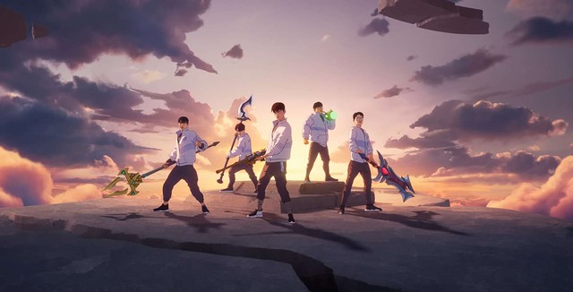 DRX có tình huống tập hợp cả 5 thành viên