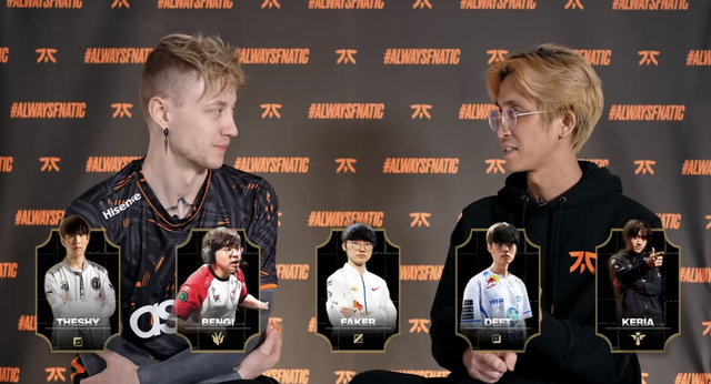 Rekkles xếp Keria "chung mâm" với dàn sao huyền thoại như TheShy, Bengi, Faker và Deft - nguồn: Twitter Rekkles xếp Keria "chung mâm" với dàn sao huyền thoại như TheShy, Bengi, Faker và Deft - nguồn: Twitter