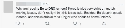 Rộ tin đồn Bo có thể trở thành ngoại binh của LCK, cộng đồng LMHT Hàn thẳng thừng bác bỏ thiếu Rừng xịn hay gì? - Ảnh 6.