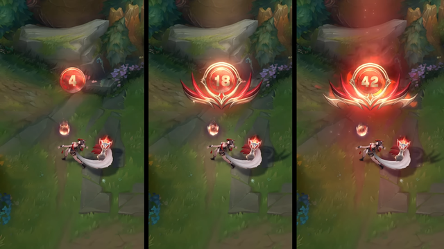 Ahri sẽ có nhiều dạng thăng cấp trang phục tùy theo cấp độ của Pass