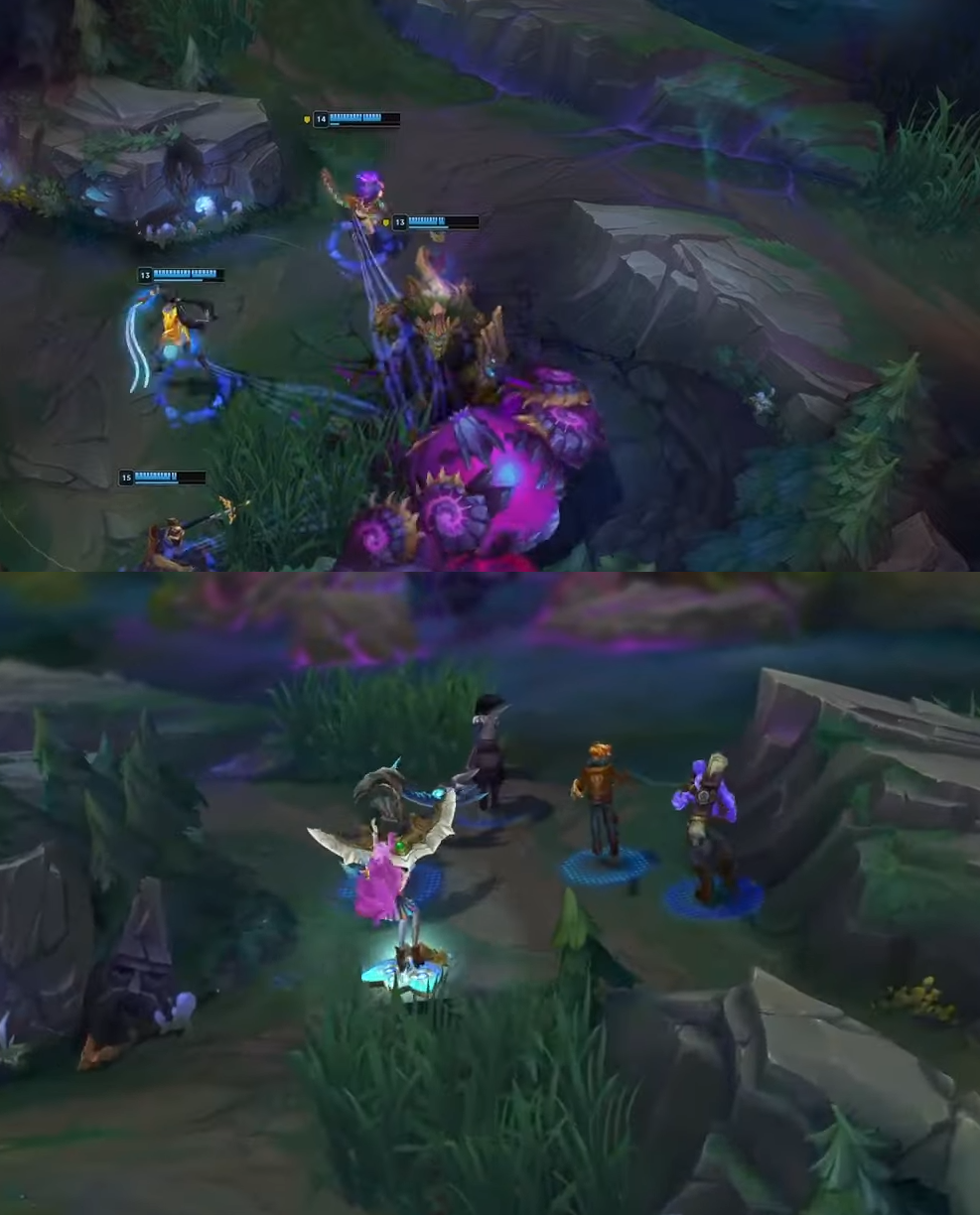 LMHT dường như sắp trở thành “game kinh dị” khi Baron, Sứ Giả Khe Nứt bị lộ ngoại hình đáng sợ ở mùa 2024- Ảnh 6.