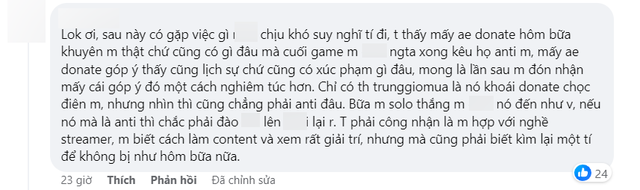 Cách đây ít lâu Zeros còn công kích cả những người donate cho mình khiến fan phải gửi lời tâm huyết khuyên Zeros nên cẩn trọng lời ăn tiếng nói và cách hành xử hơn
