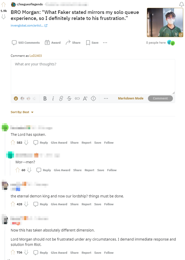 Không phải Faker, Ngài Morgan mới là cái tên đang thu hút sự chú ý của cộng đồng LMHT, nguyên nhân vì đâu? - Ảnh 4.