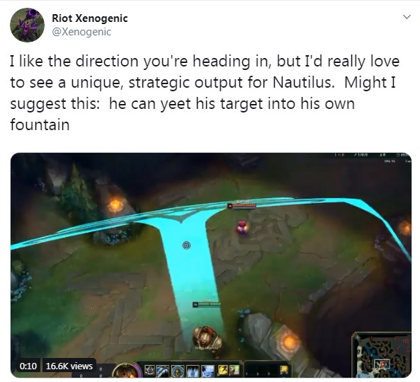 Cảm thấy Nautilus chưa đủ mạnh, các nhân viên Riot Games trao cho hắn ta khả năng kéo chùm siêu bá - Ảnh 2. Cảm thấy Nautilus chưa đủ mạnh, các nhân viên Riot Games trao cho hắn ta khả năng kéo chùm siêu bá - Ảnh 2.