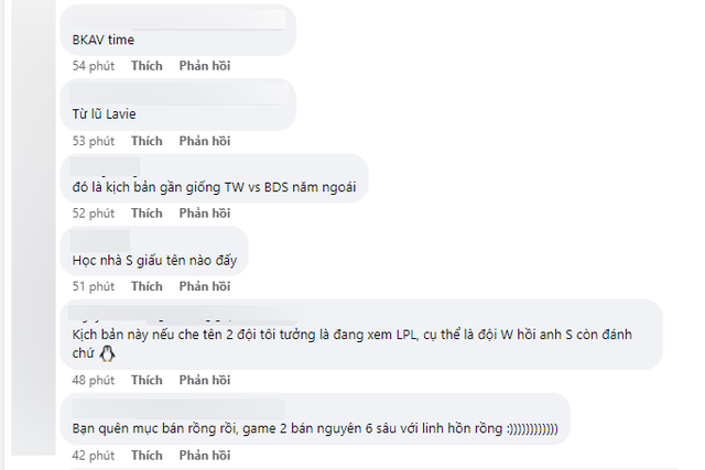 Khán giả nhắc đến Na'Vi và đặc biệt là "anh S giấu tên"