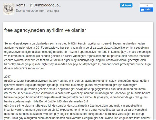 LMHT: Tuyển thủ chuyên nghiệp bị đồng đội kỳ thị đồng tính, Riot gây phẫn nộ vì cố tình lấp liếm sự việc - Ảnh 2. LMHT: Tuyển thủ chuyên nghiệp bị đồng đội kỳ thị đồng tính, Riot gây phẫn nộ vì cố tình lấp liếm sự việc - Ảnh 2.
