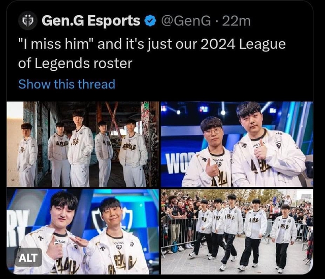 Gen.G đăng bài với hàm ý tạm biệt nhưng xóa ngay phút chốc Gen.G đăng bài với hàm ý tạm biệt nhưng xóa ngay phút chốc