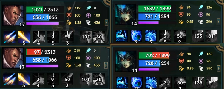 Vandiril phát hiện có lỗi trong trận GAM - TES khiến Lucian nhận nhiều sát thương hơn bình thường