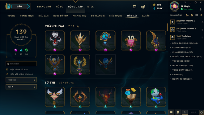 Độc quyền: Hé lộ bộ đôi đại gia sở hữu tài khoản LMHT VVIP với hơn 1.000 skin, gói đa sắc và nhiều vật phẩm 