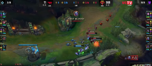 T1 đại thắng trong trận mở màn MSI 2022, Faker solo kill lạnh lùng, Bầy Trâu nỗ lực nhưng là không đủ - Ảnh 2.