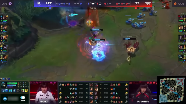 Pha xoáy 2 người của Faker trận gặp KT