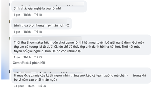 Không ít ý kiến cho rằng ShowMaker có lẽ đã đến lúc nên ngừng lại