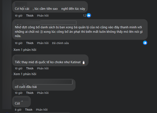 Khán giả VCS buông lời phũ Khán giả VCS buông lời phũ