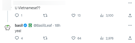 Cô cũng khẳng định mình là người Việt Nam