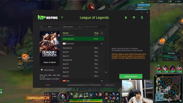 Zeros tự chỉnh ping cao