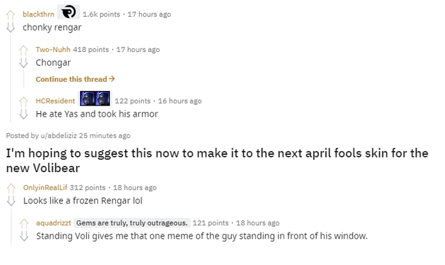 Bị gọi là Rengar version thừa cân, Riot Games tức tốc hứa rằng Volibear sẽ được cải thiện hình ảnh - Ảnh 3. Bị gọi là Rengar version thừa cân, Riot Games tức tốc hứa rằng Volibear sẽ được cải thiện hình ảnh - Ảnh 3.