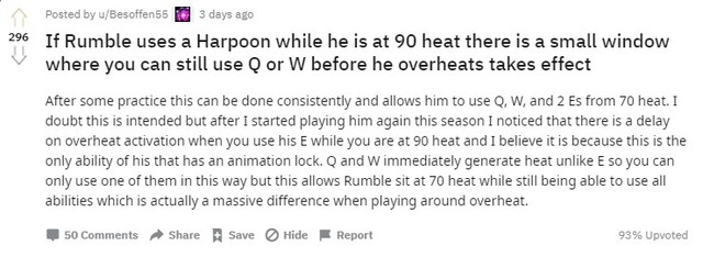 Game thủ tìm ra mẹo mới giúp Rumble tung Súng Phun Lửa và Khiên Phế Liệu kể cả lúc bị quá tải - Ảnh 3.