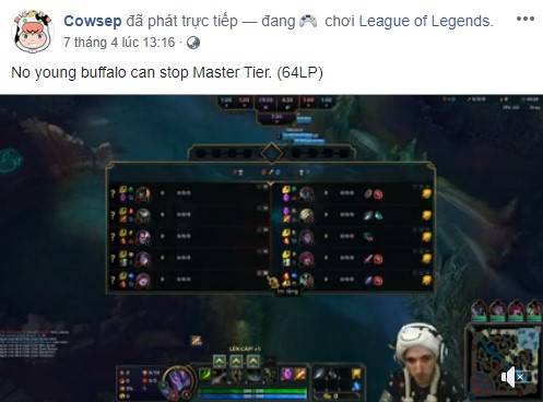 Cả gan thách thức Thầy Giáo Ba và trẻ trâu Việt, Cowsep bị quật từ chuỗi thăng hạng Cao Thủ tụt thẳng Kim Cương 2 - Ảnh 2. Cả gan thách thức Thầy Giáo Ba và trẻ trâu Việt, Cowsep bị quật từ chuỗi thăng hạng Cao Thủ tụt thẳng Kim Cương 2 - Ảnh 2.