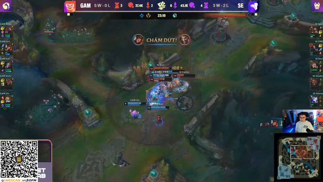 SofM cũng phân tích rất kỹ tình huống giao tranh quyết định trong trận GAM - SE - nguồn: YouTube