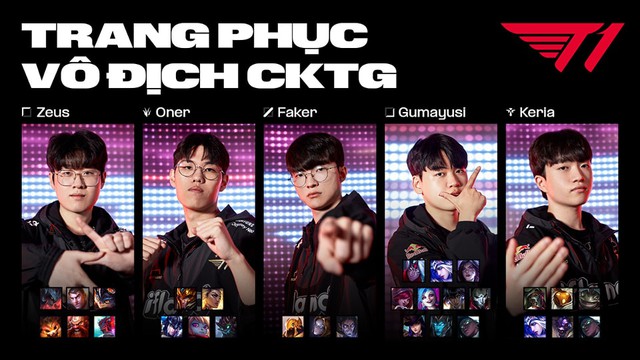 Gumayusi đã sử dụng đến 10 tướng chỉ sau 12 ván đấu của T1 tính từ đầu vòng Swiss Gumayusi đã sử dụng đến 10 tướng chỉ sau 12 ván đấu của T1 tính từ đầu vòng Swiss