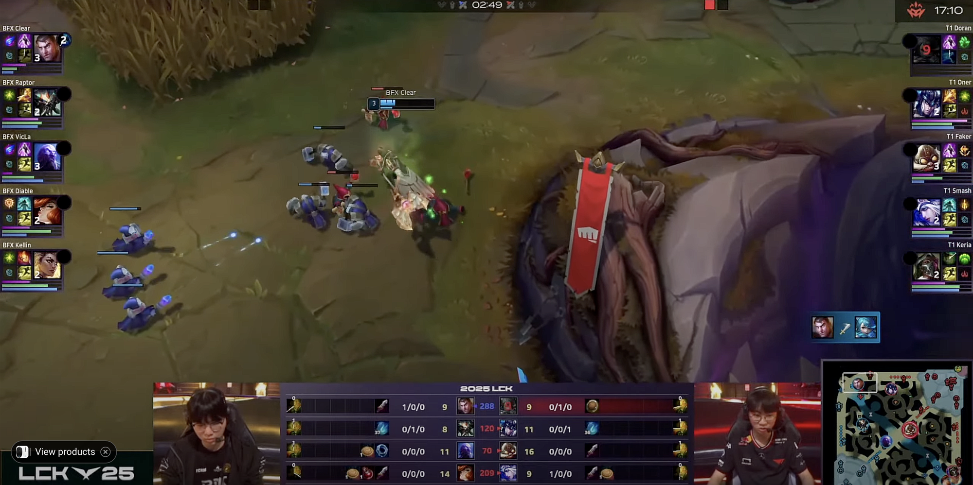 Tình huống bị solo kill rất khó chấp nhận của Doran