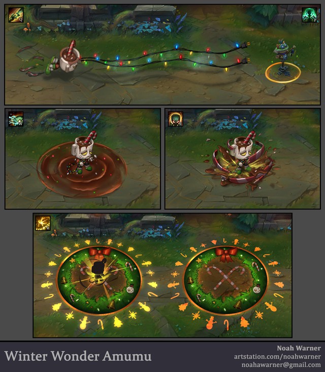 Giáng Sinh đã qua hơn 1 tháng nhưng game thủ vẫn tự mình thiết kế skin Amumu Mùa Đông Kỳ Diệu - Ảnh 4.