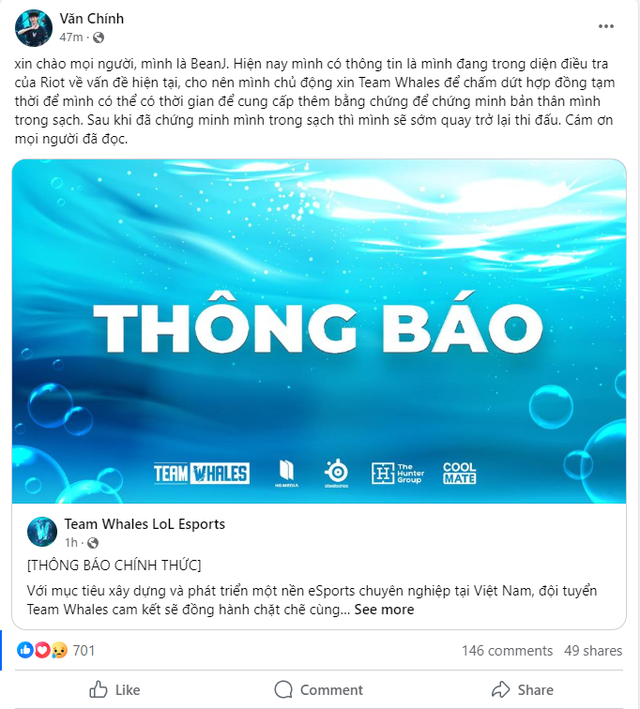 Lộ danh sách đen của VCS, HLV Ren “sốc” ra mặt khi nghe tin dữ từ học trò cưng - Ảnh 3.