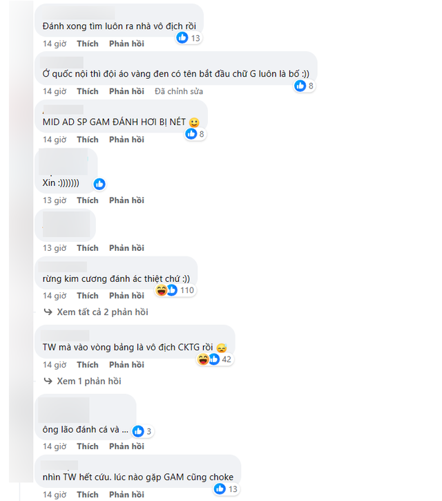 Nhưng cũng có ý kiến cho rằng TW cũng đã "tự hủy" khi gặp GAM là choke