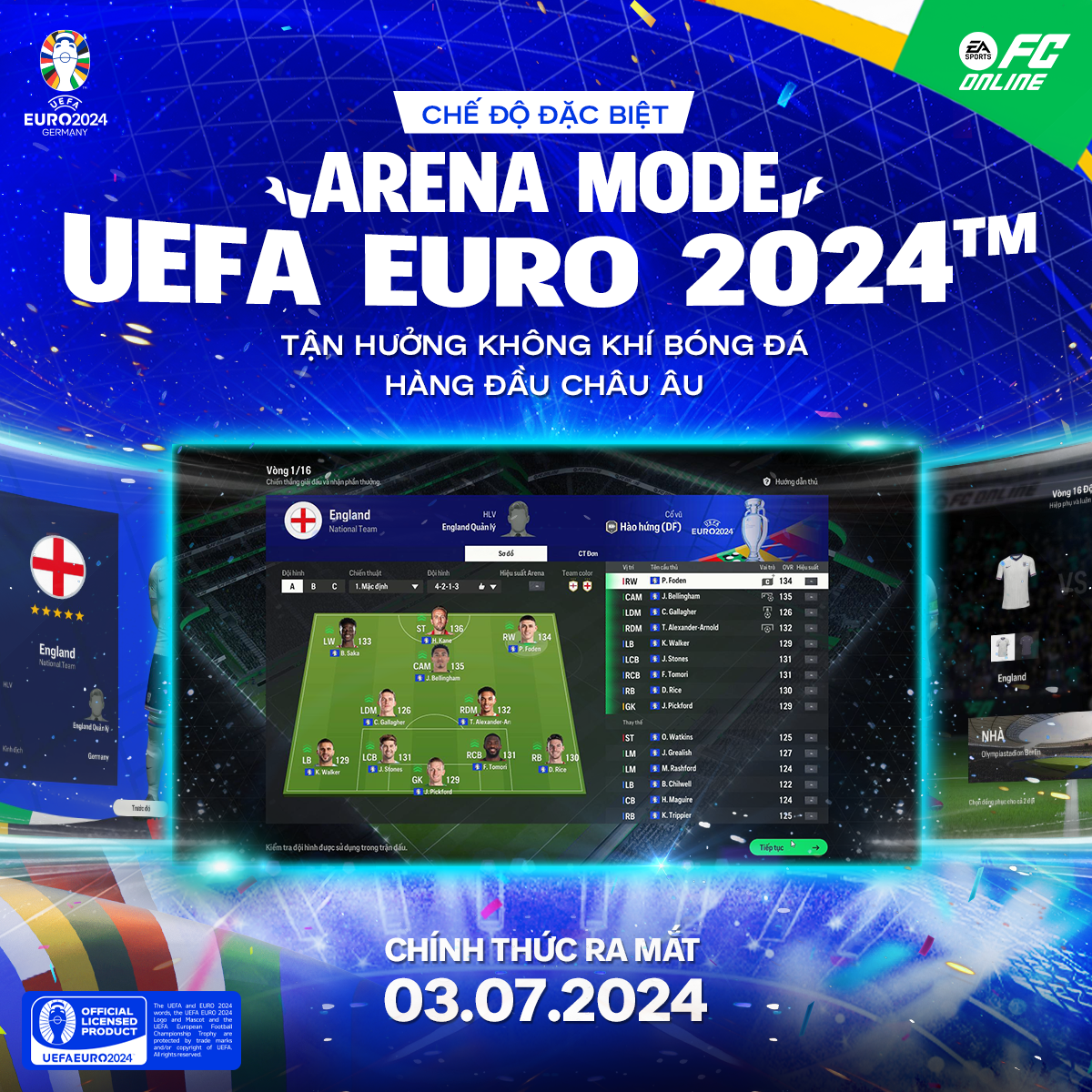 Tận hưởng vòng Knock-out UEFA EURO 2024 cùng FC Online- Ảnh 1. Tận hưởng vòng Knock-out UEFA EURO 2024 cùng FC Online- Ảnh 1.