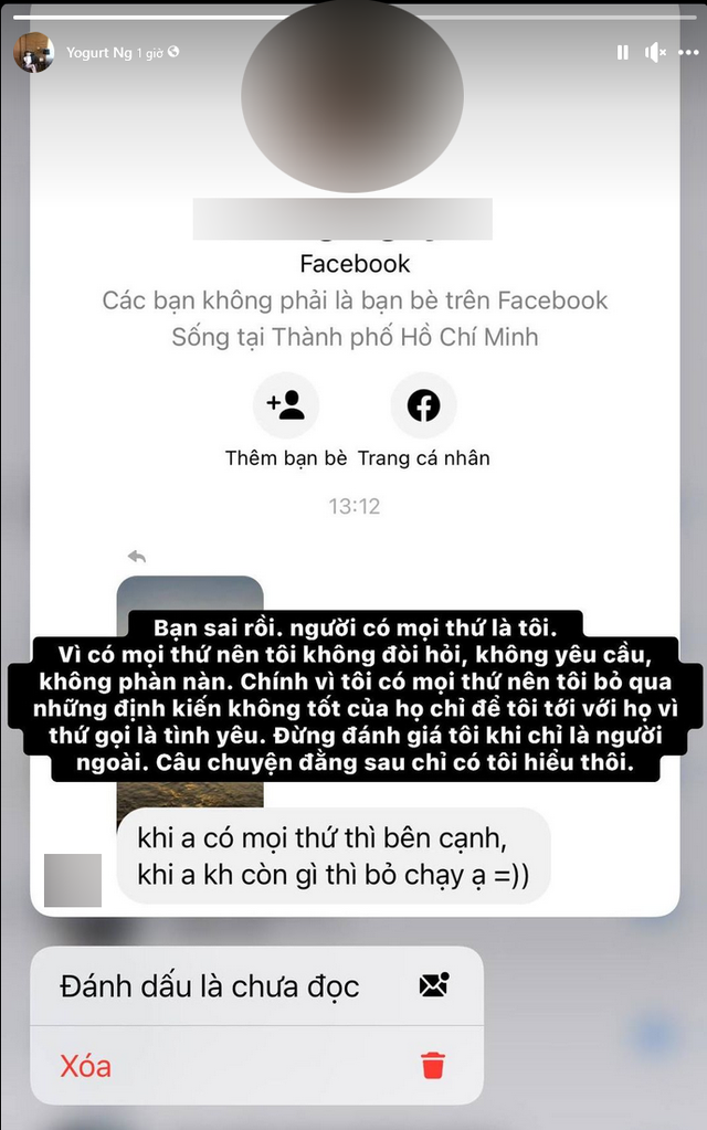 Một ý kiến "cà khịa" Yogurt bị cô phản pháo thẳng thừng