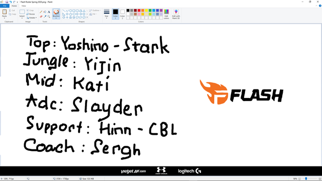 Team Flash - Vựa muối mới của LMHT Việt: Công bố đội hình bằng... Paint, hóng hớt khắp mọi miền quê - Ảnh 2. Team Flash - Vựa muối mới của LMHT Việt: Công bố đội hình bằng... Paint, hóng hớt khắp mọi miền quê - Ảnh 2.