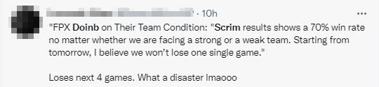 Gáy khét rõ nhiều để rồi thua không trượt phát nào, chúa hề Doinb bị dân mạng khịa không thương tiếc - Ảnh 7.